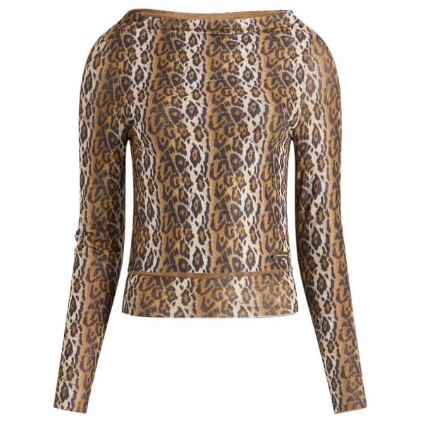 

House Of Sunny Топ с длинными рукавами и леопардовым принтом, многослойный