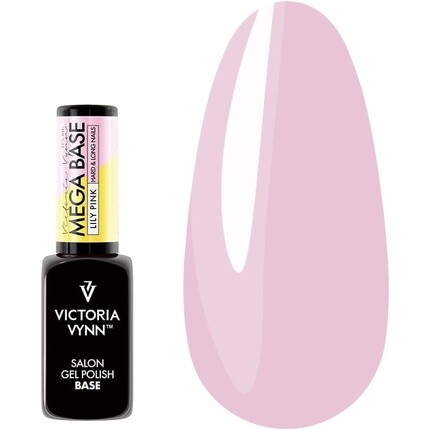 

Victoria Vynn Mega Base Lily Pink Hard & Long Nails Гибридный УФ-гель-лак со светодиодной подсветкой 8 мл Розовый