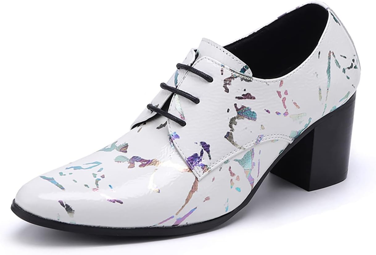 

Мужские туфли Santimon Oxford с острым носком из натуральной кожи с шнуровкой, классические удобные повседневные и нарядные, ковбойский стиль, слоновая кость