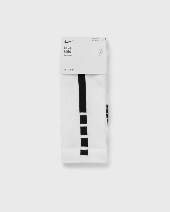 

Носки Nike Nike Elite Crew Basketball Socks, цвет white/black/black