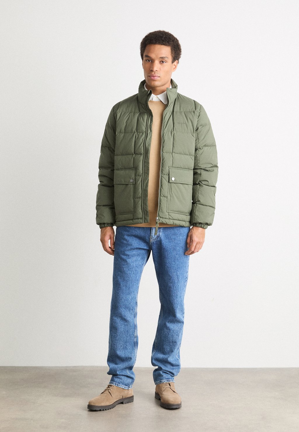 

Пуховик JACKET GANT, зеленый