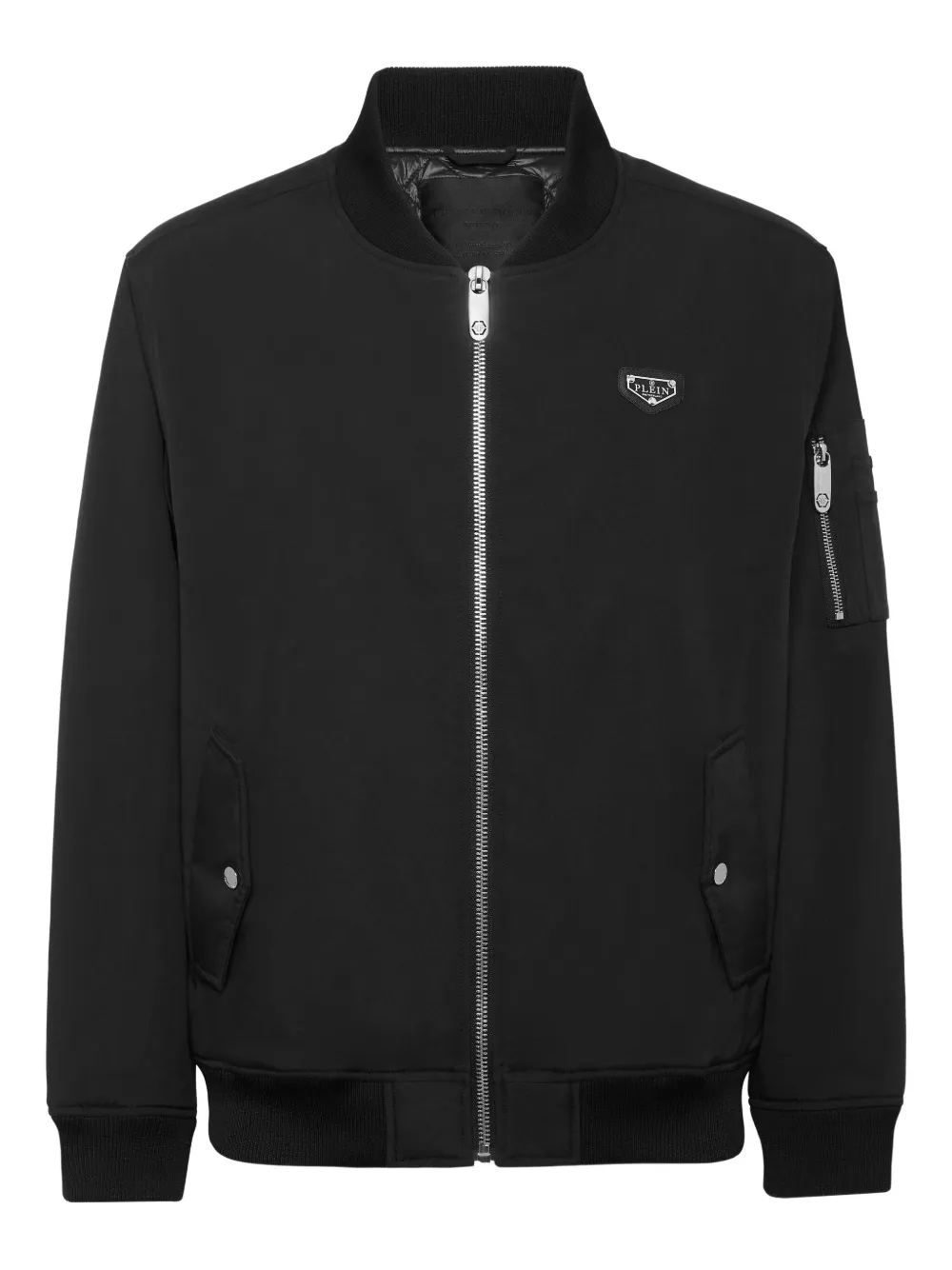 

Бомбер с логотипом Philipp Plein, черный