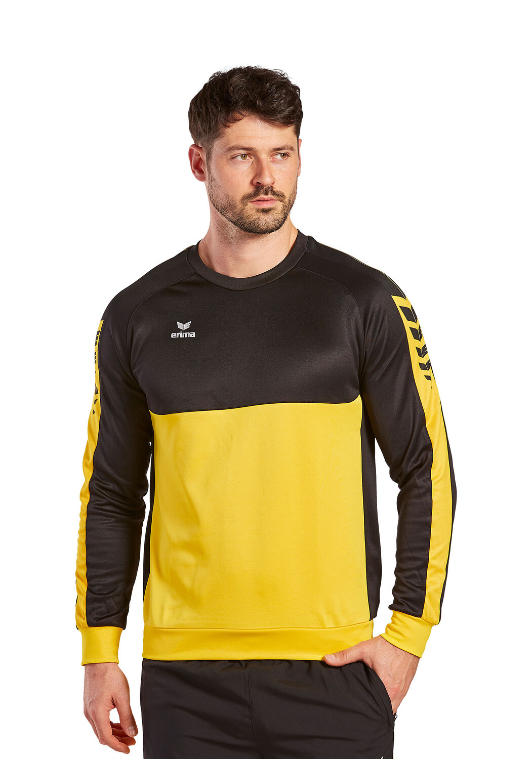 Спортивная футболка erima Six Wings Sweatshirt, желтый — фото 2