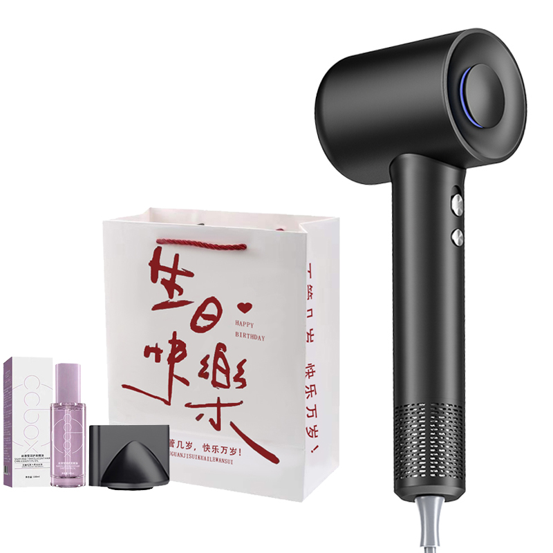 

Фен для волос Aux, Mirror Black [Limited Birthday Gift Bag + Wind Nozzle + Essential Oil]