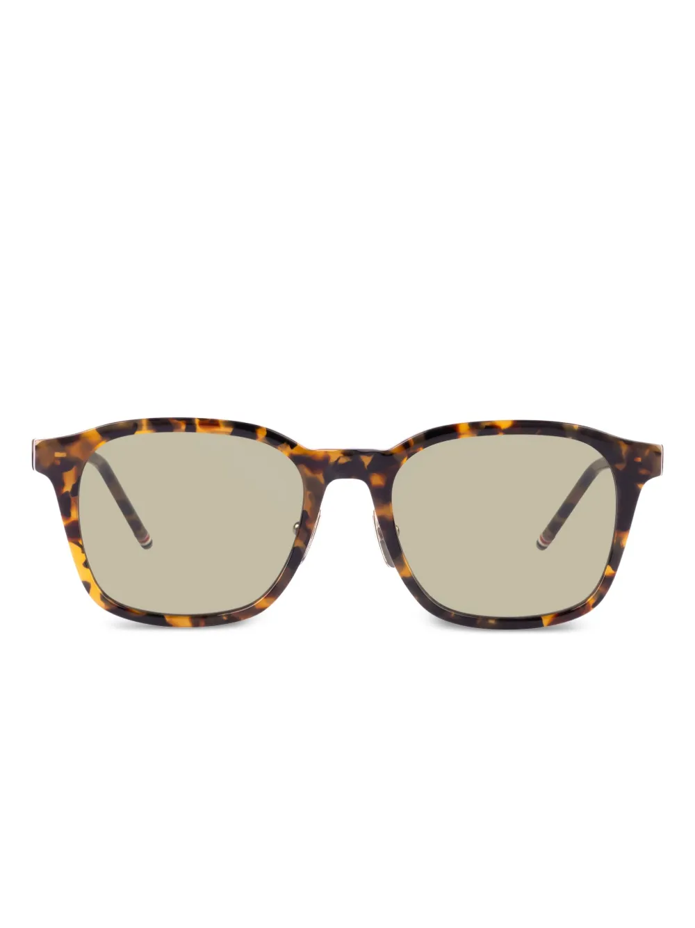 

Солнцезащитные очки в квадратной оправе Thom Browne, коричневый