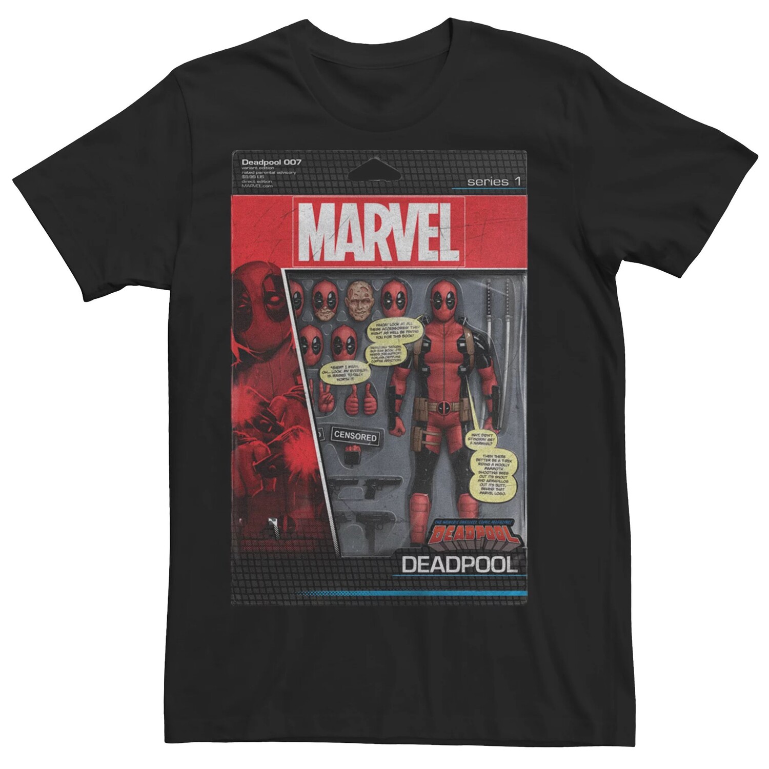 

Мужская футболка в виде игрушечного солдатика из комиксов Marvel «Дэдпул» Licensed Character
