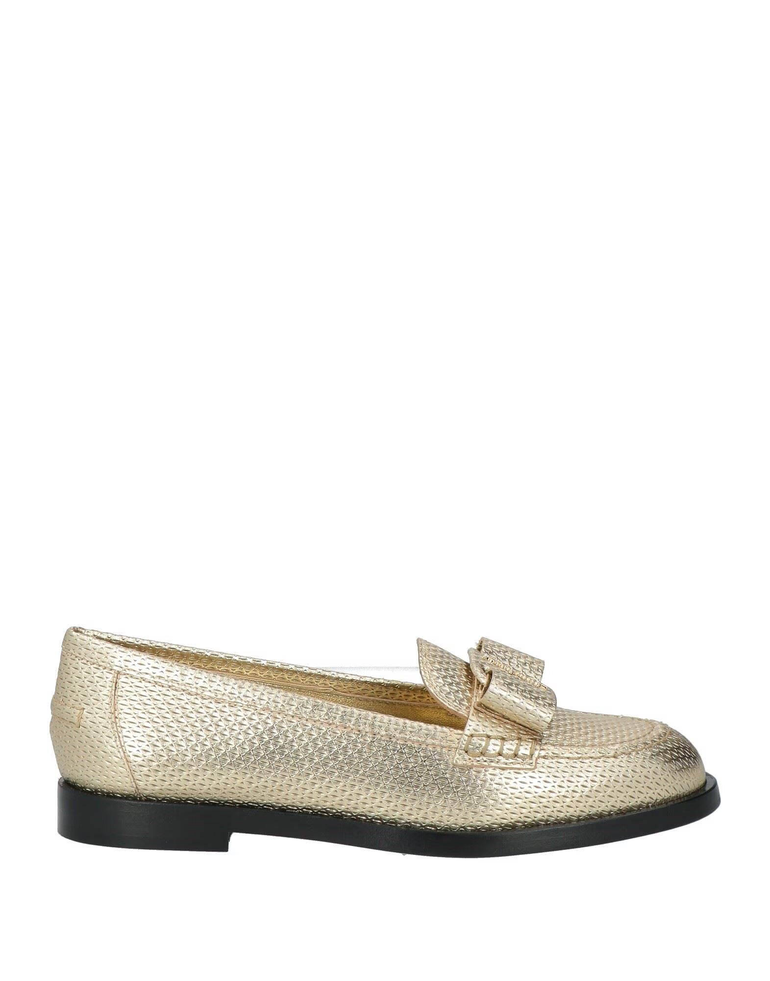Лоферы Ferragamo, платиновый