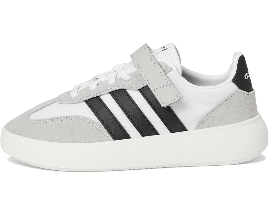Детские кроссовки Adidas Barreda Decode (маленький ребенок) Adidas Kids, White/Black/Grey — фото 4