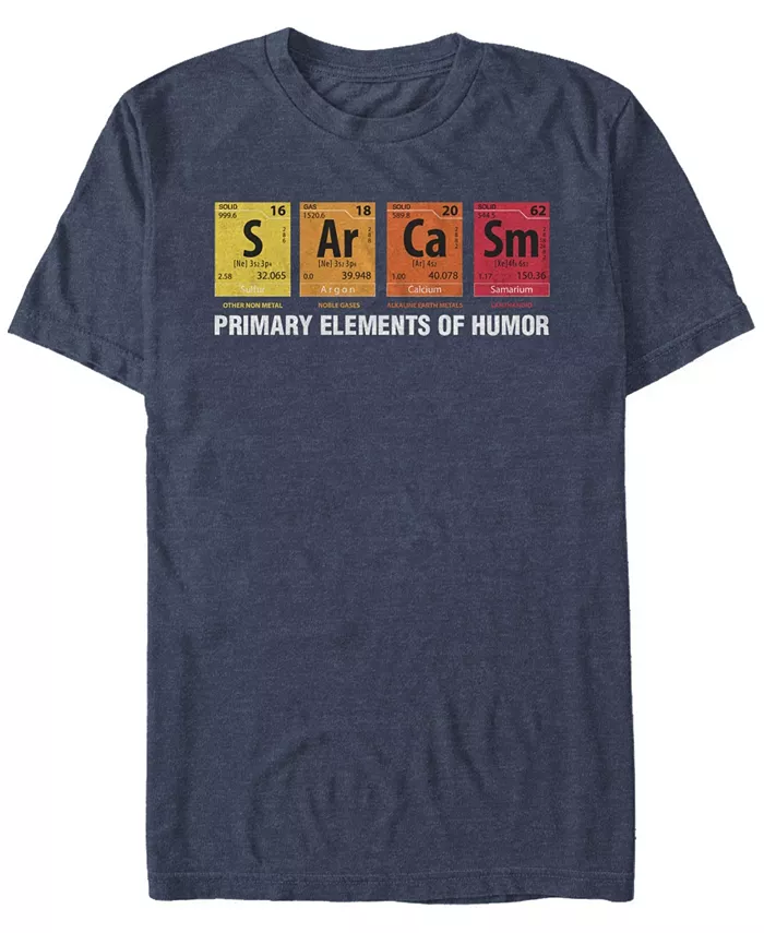 

Мужская футболка с коротким рукавом Elements of Humor Fifth Sun, синий