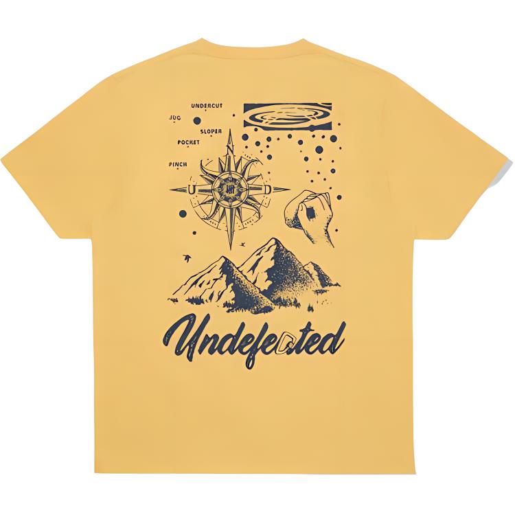 

Футболка Unisex CLIMBING CLUB Capsule Series SS24 UNDEFEATED, светло-желтый