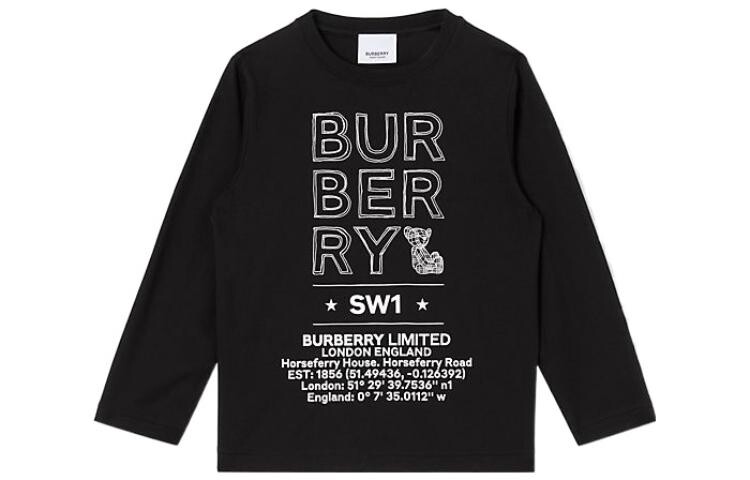 

Детская толстовка Burberry, цвет Black