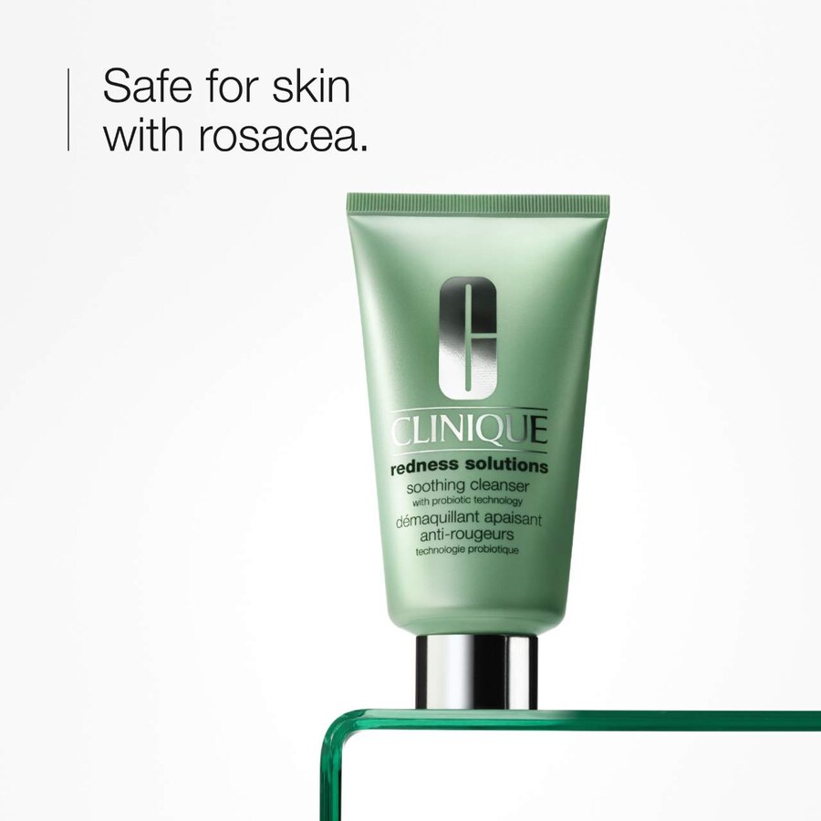 Крем для лица SPF CLINIQUE Очищающее средство Redness Solutions для чувствительной кожи, мягкое и успокаивающее — фото 2