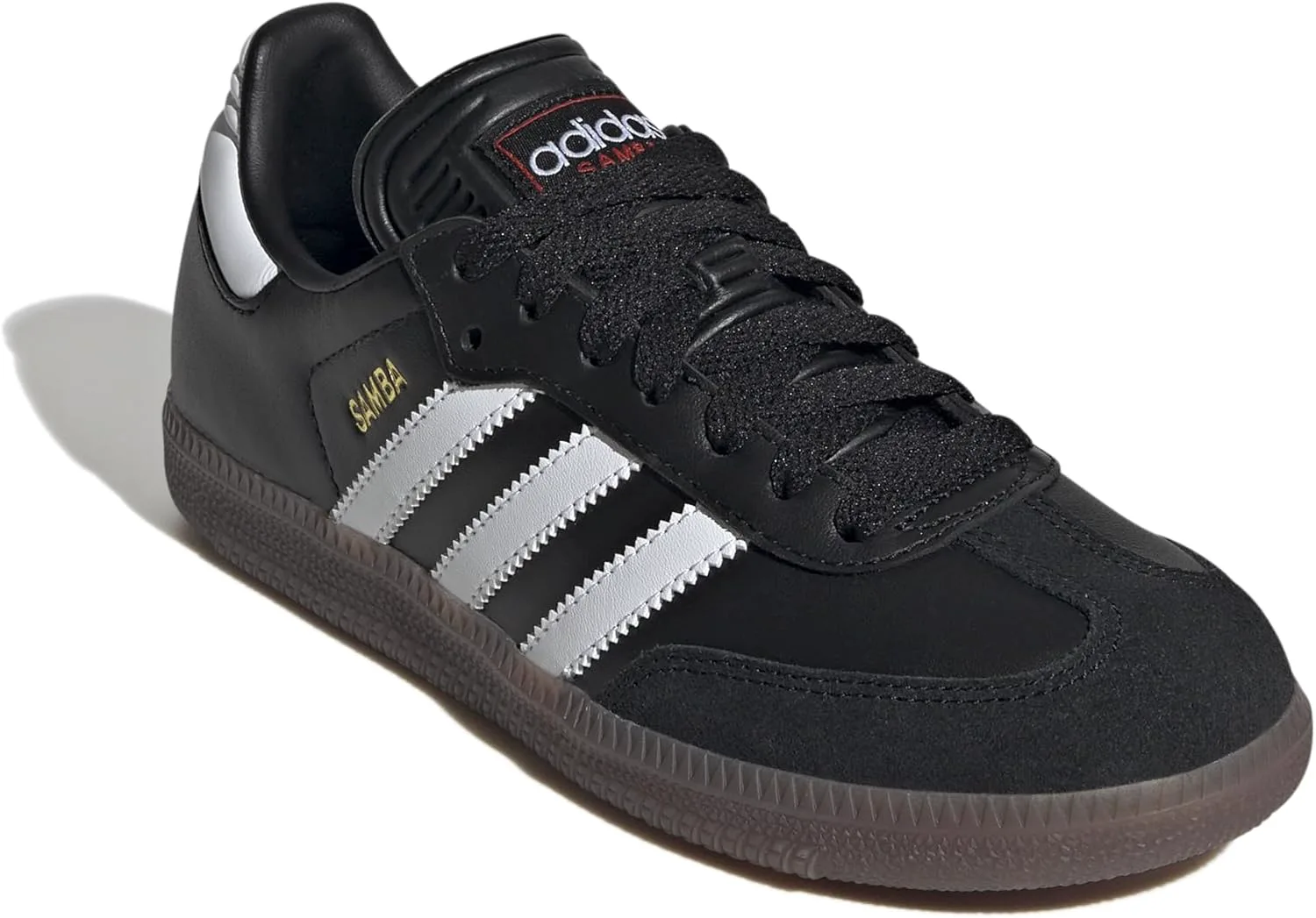Кроссовки Adidas Samba OG для старших детей, черно-белый — фото 4