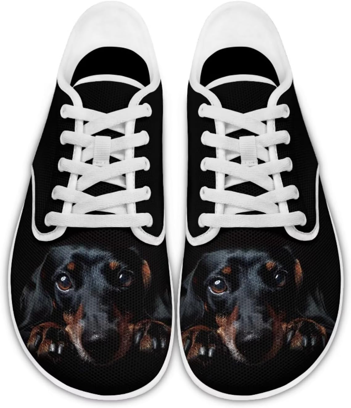 

Мужские босоножки Forchrinse Dachshund с принтом подсолнуха, женские кроссовки для бега по пересеченной местности с широкой колодкой, на шнуровке, без подъема, модные повседневные кроссовки, размеры 3-14