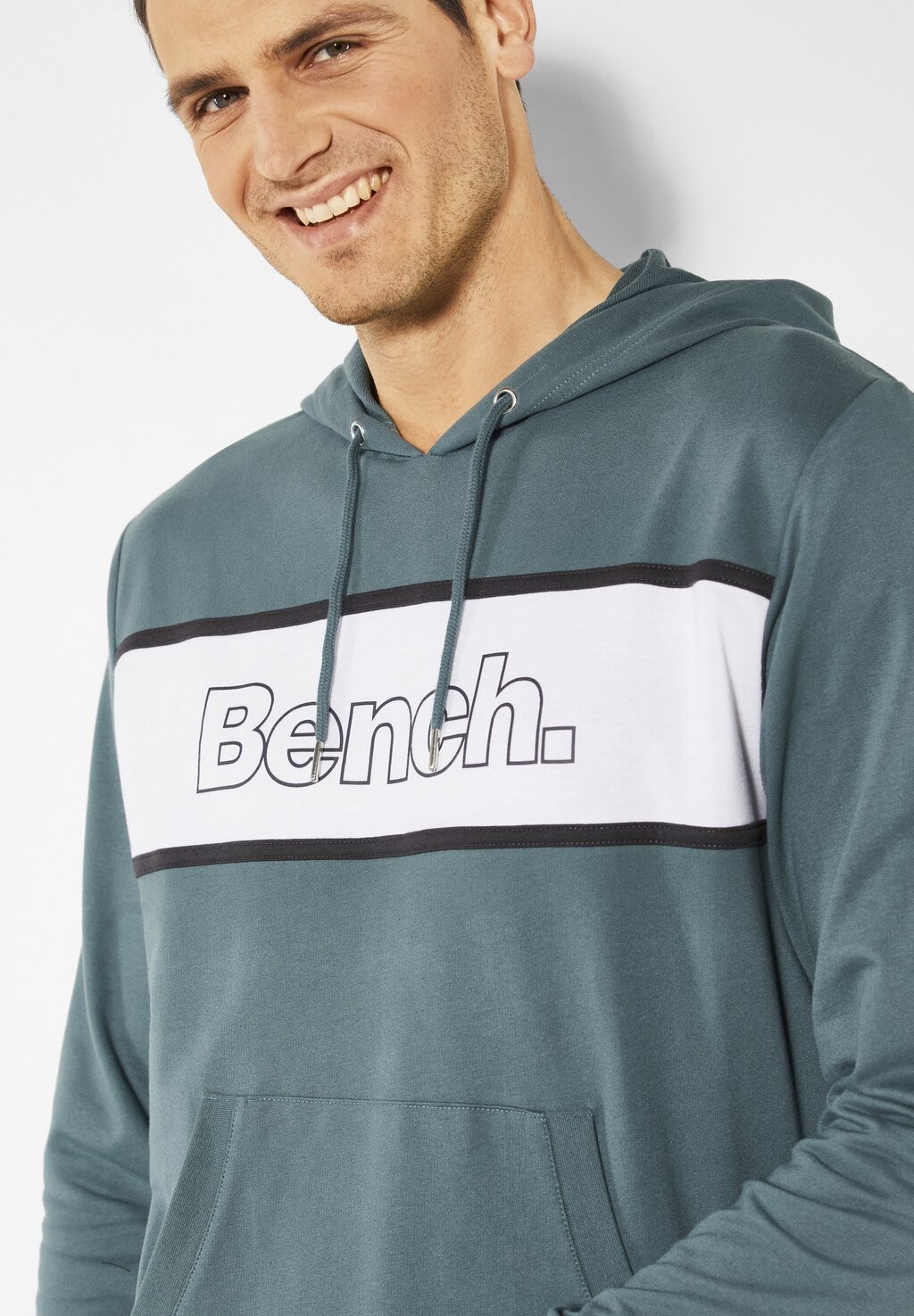 

Толстовка с капюшоном Bench, бирюзовый