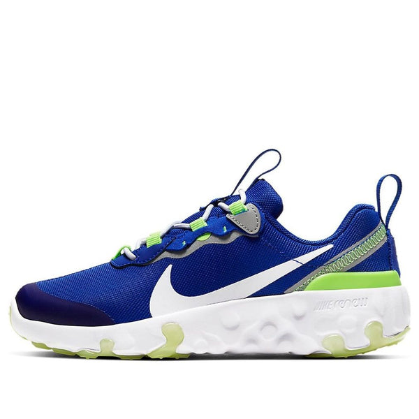 

Кроссовки renew element 55 younger kid's shoes 'blue white' Nike, синий