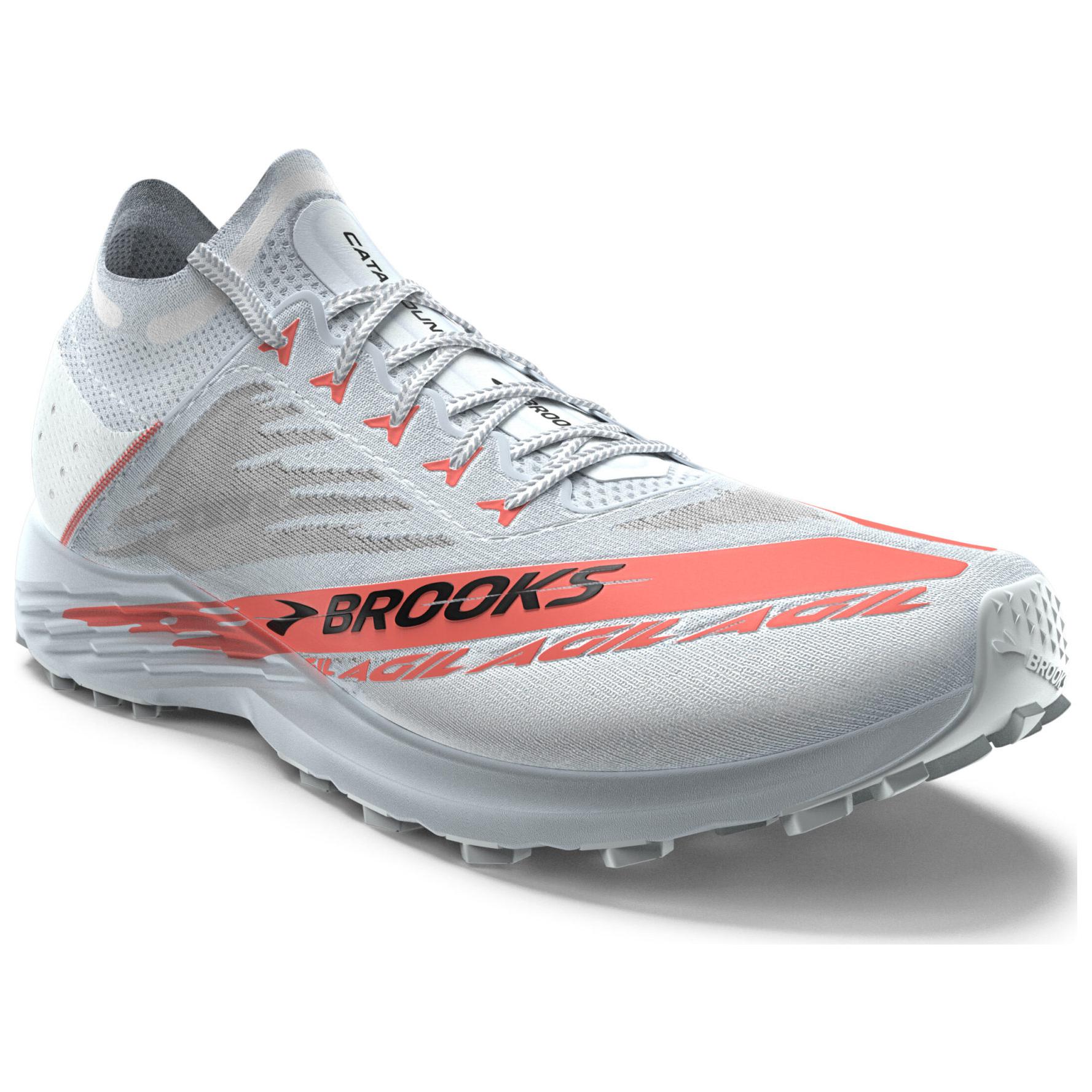 Brooks Кроссовки Catamount Agil 'Illusion Blue Orange' в цвете небесно-голубой серый/розово-красный/оранжево-красный, цвет Sky Blue Gray/Pink Red/Orange Red — фото 2