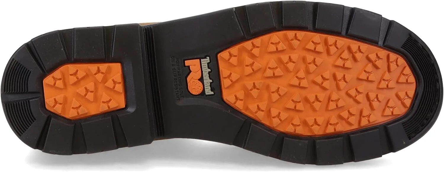 Мужские рабочие ботинки Timberland PRO, модель True Grit с композитным носком, без шнурков, коричневый — фото 2