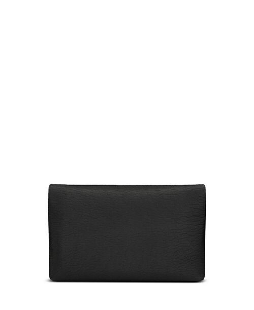 Большой клатч-конверт Cassandre из кожи ягненка Saint Laurent, цвет Black — фото 2