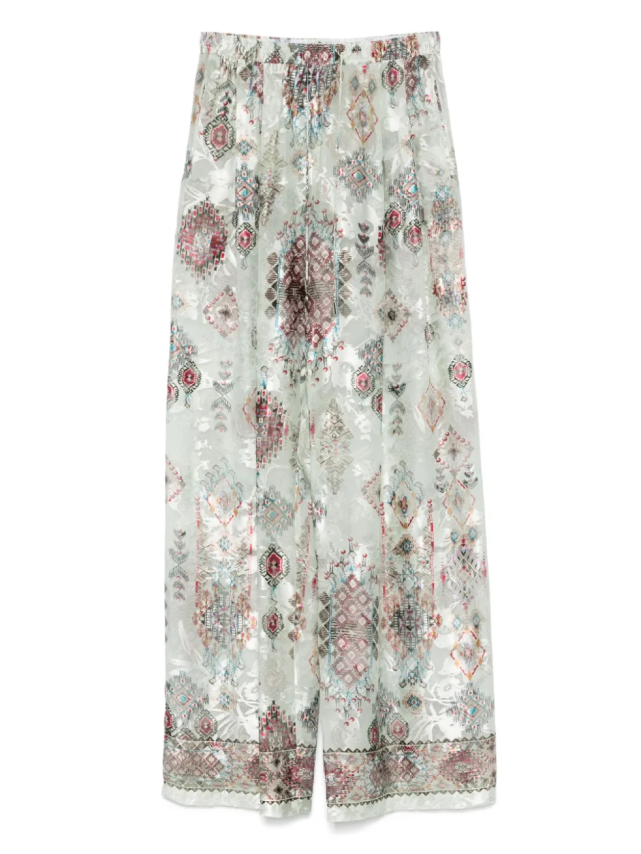 

Брюки с графичным принтом Ermanno Scervino, серый