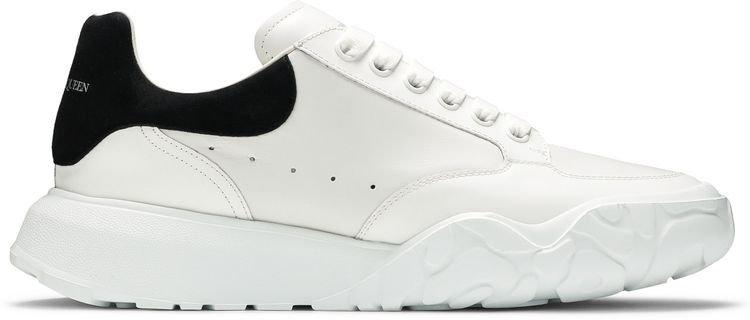 

Кроссовки Alexander McQueen Oversized Court Trainer 'White Black', белый