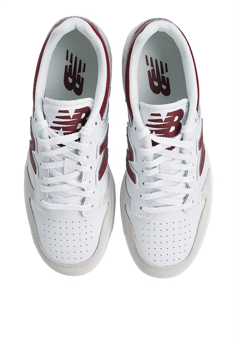 Кроссовки классические Lifestyle, 480, New Balance, белый/бордовый — фото 4