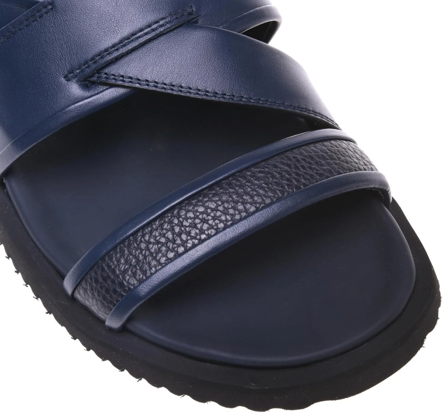 Сандалии мужские Baldinini Sandal Calfskin, синий — фото 2