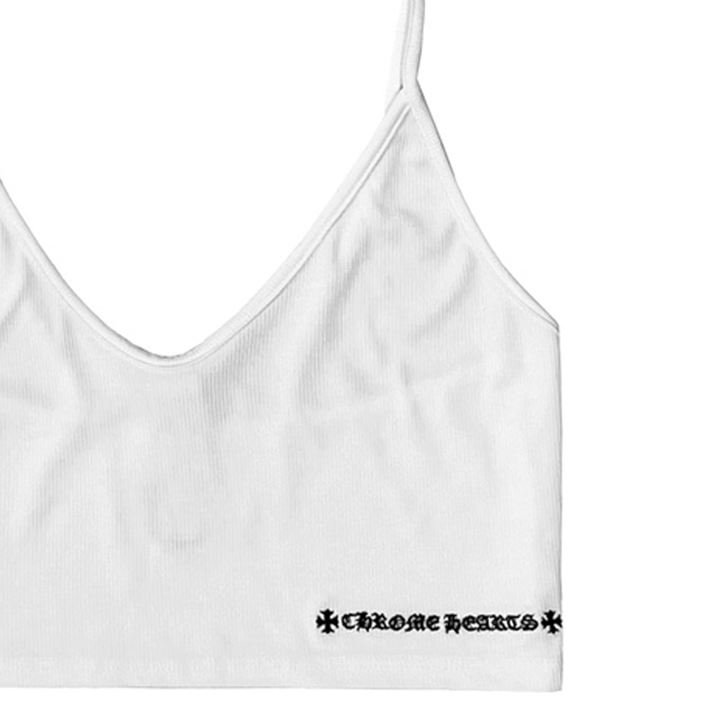 Спортивный бра с цветочным принтом Chrome Hearts, белый — фото 4