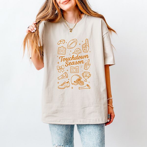 

Футболка Touchdown season go team Simply Sage Market, Dust, Зеленый, Футболка Touchdown season go team Simply Sage Market, Dust