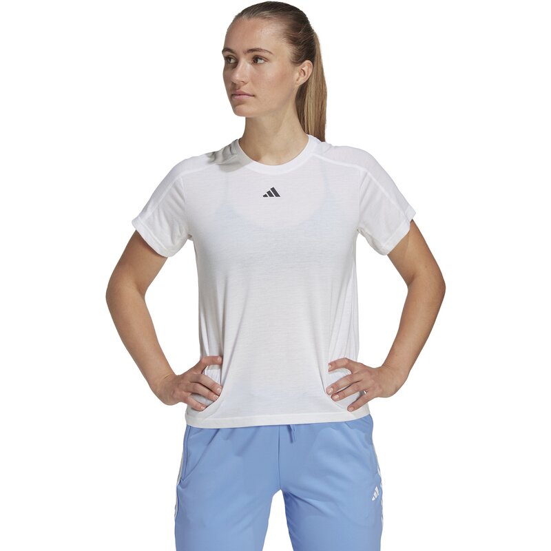 Футболка Aeroready Train Essentials с минимальным брендингом Adidas, белый — фото 2