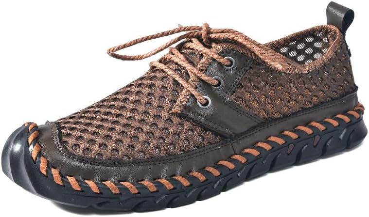 

Мужские босоногие водные туфли, минималистичные, для кросс-тренинга, быстросохнущие, нескользящие, с широким носком, дышащие, для пляжа, бассейна, аквааэробики, плавания, серфинга, походов и прогулок Soft Time Toy, коричневый