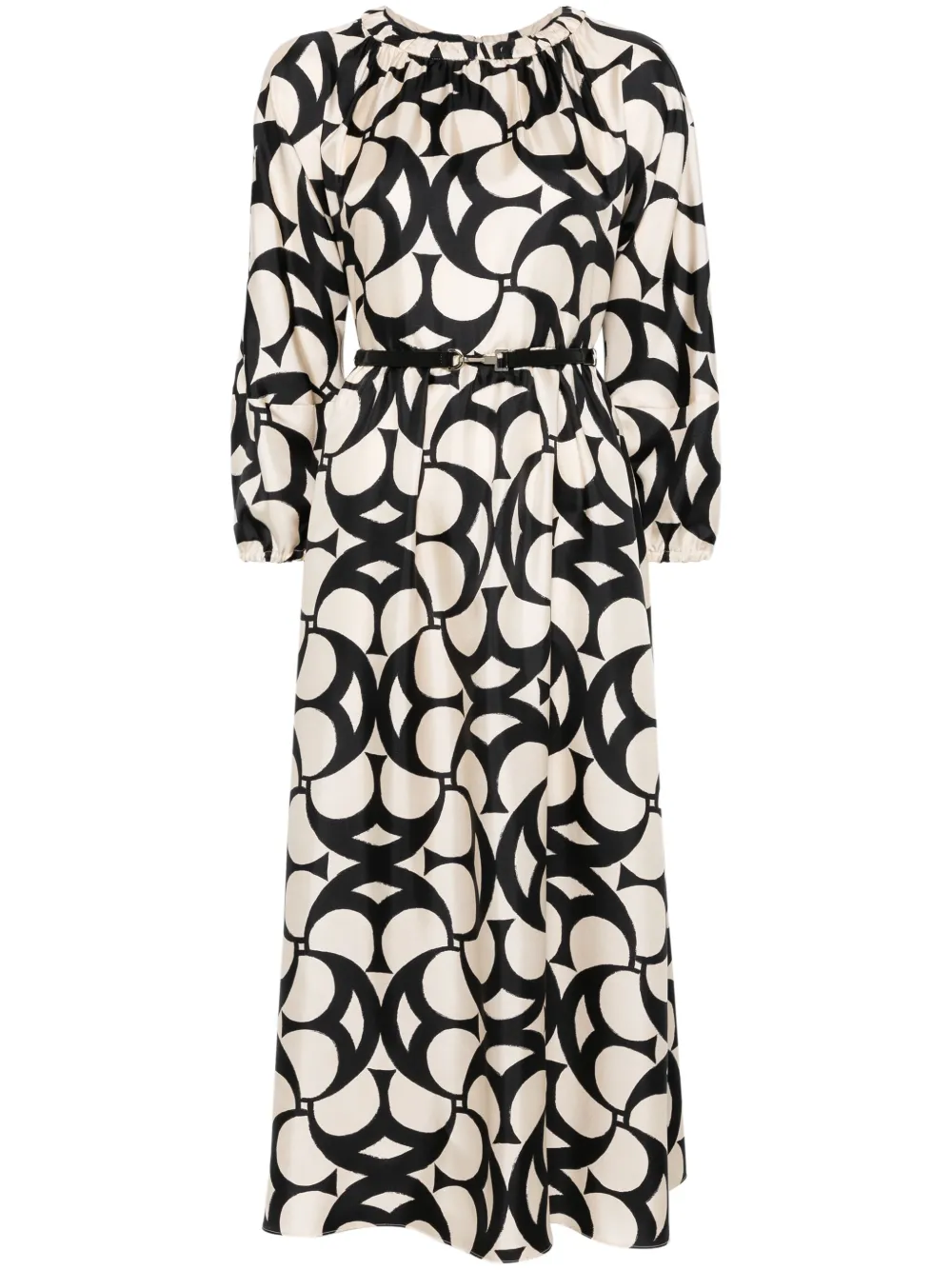 

Платье макси Nina 'S Max Mara, черный