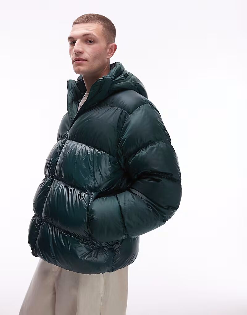 

Adidas Originals - Пуховик темно-зеленого цвета
