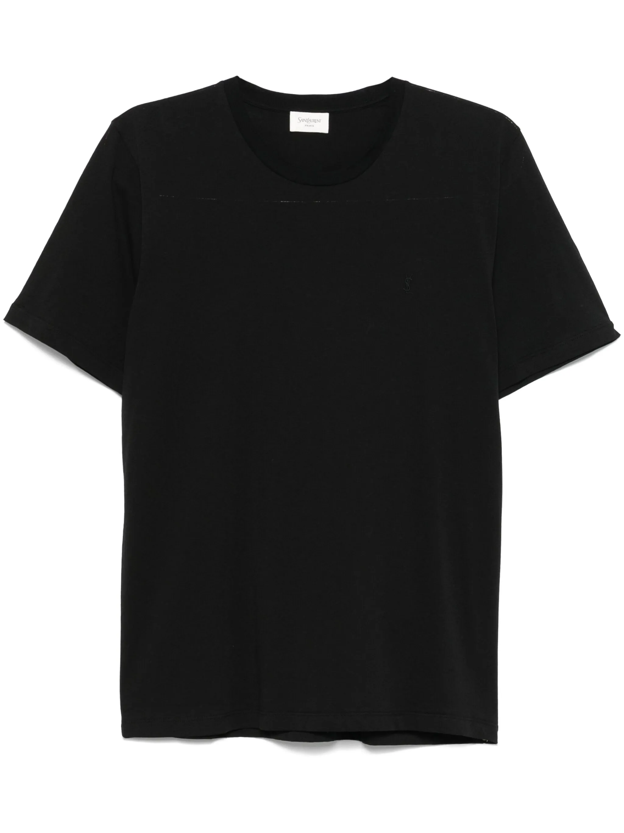 

Футболка с круглым вырезом Saint Laurent, черный