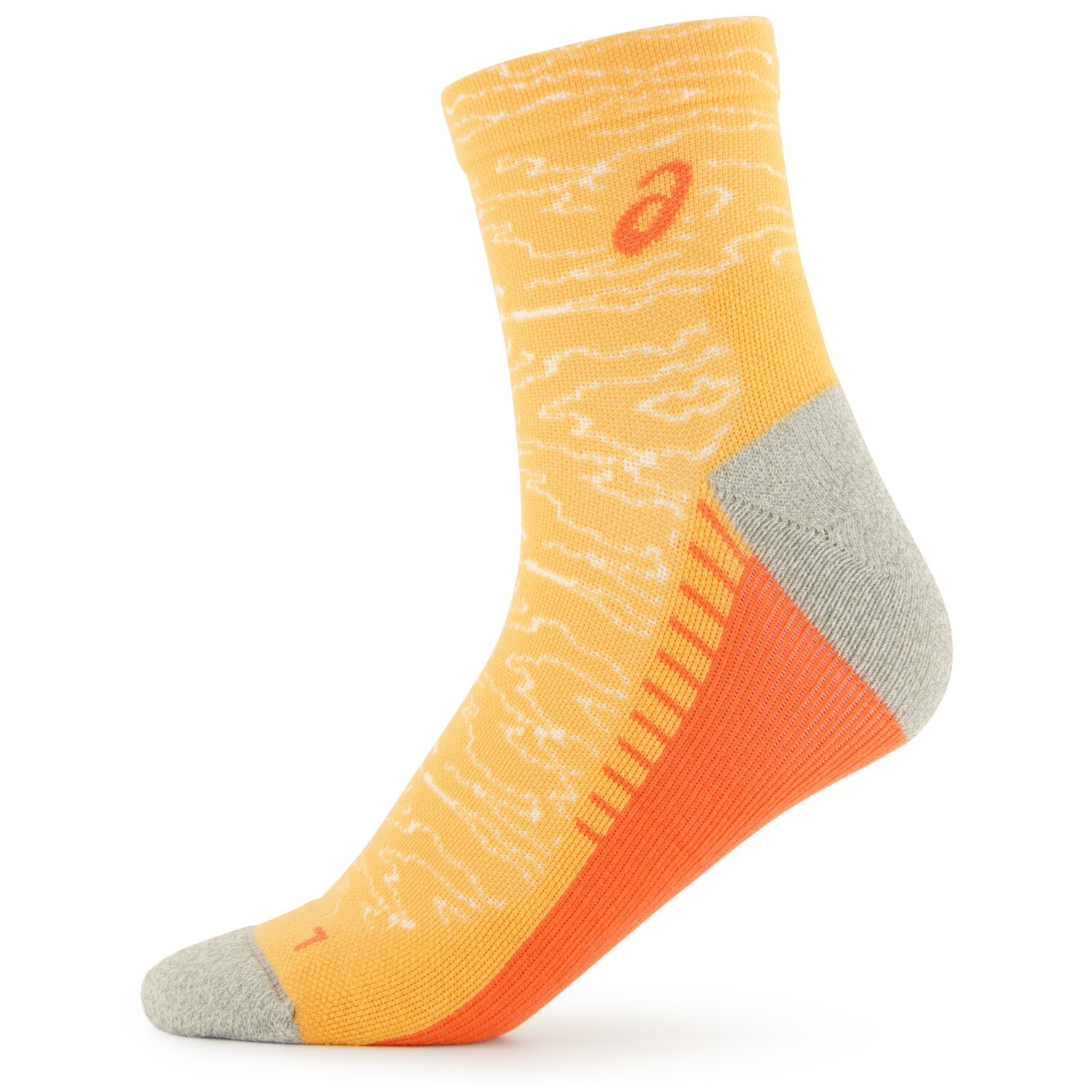 

Носки для бега Asics Performance Run Sock Quarter, цвет Faded Orange