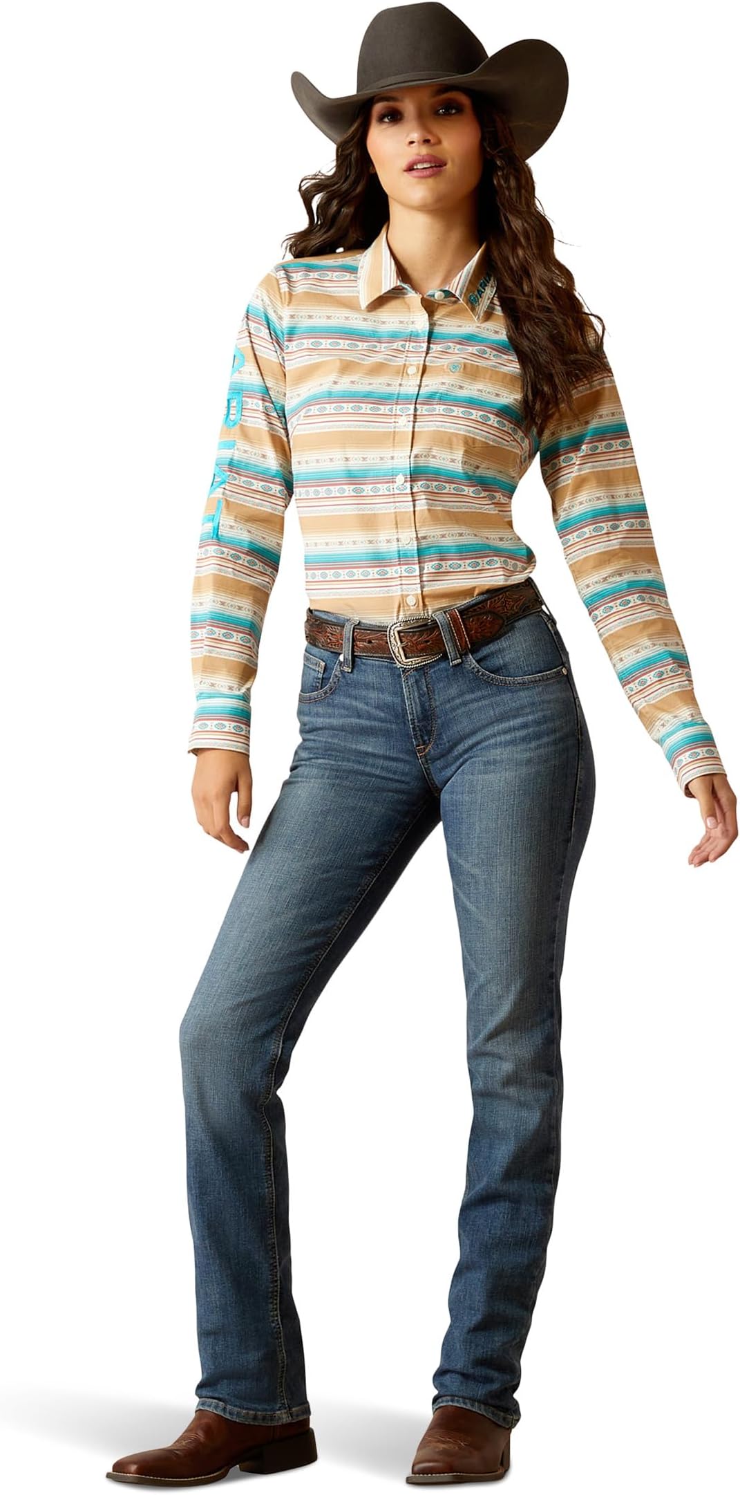 

Джинсы Ariat PR Abigail Straight, цвет Toronto