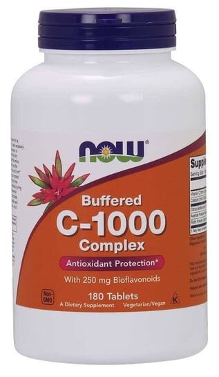 

C-1000 Буферный витамин С + цитрусовые биофлавоноиды (180 таблеток) Now Foods