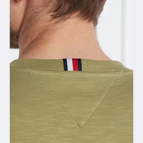 Футболка Hilfiger стандартного кроя с аркой Tommy Hilfiger, хаки — фото 2