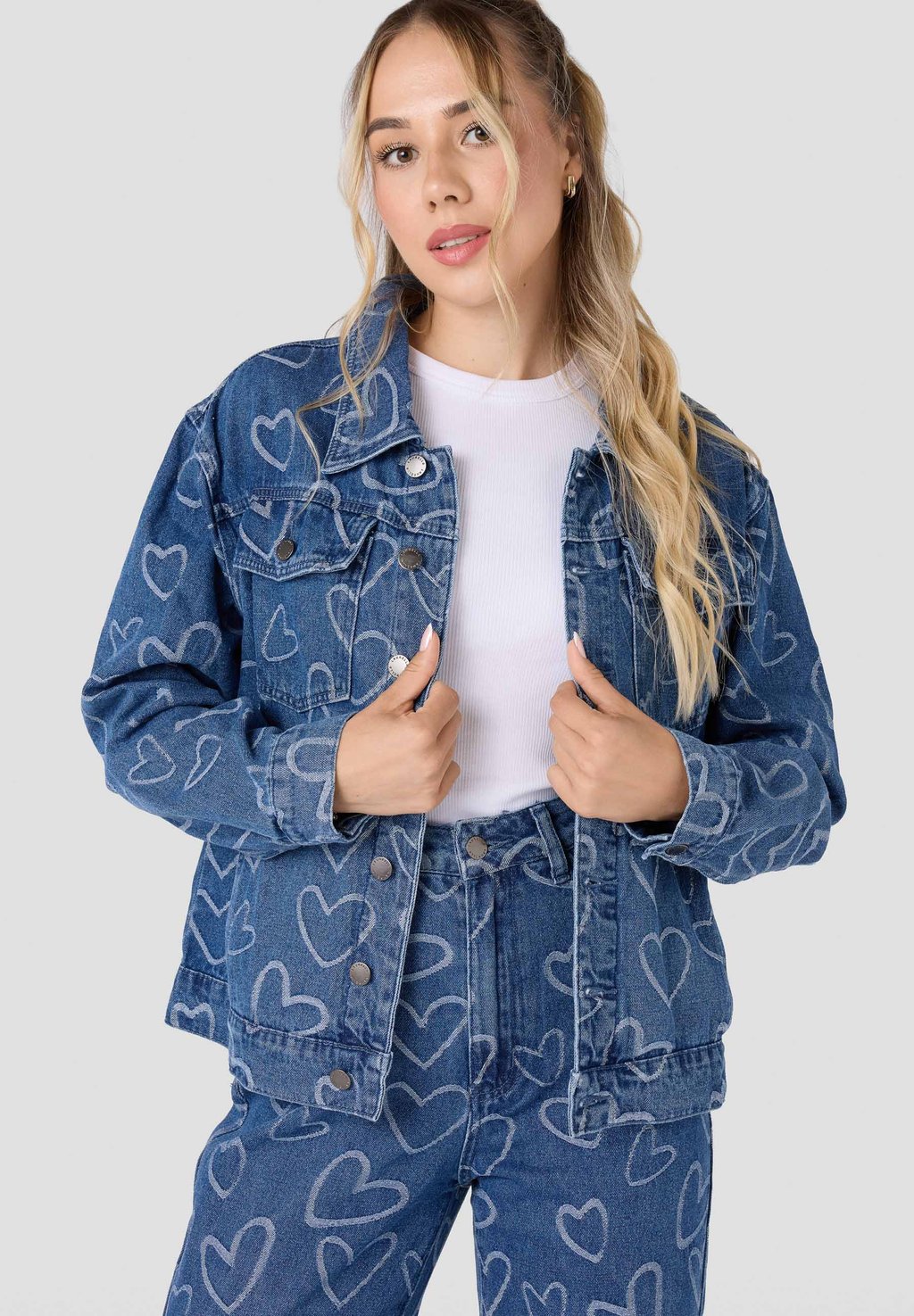 

Джинсовая куртка Laurella, цвет Blue Denim
