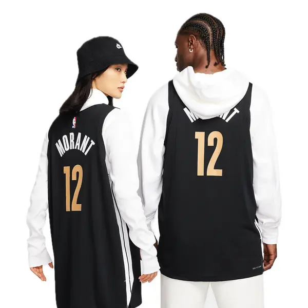 Майка Nike Dri-FIT ADV NBA Authentic Jersey 2023/24 City Edition 'Memphis Grizzlies Ja Morant', черный — фото 2