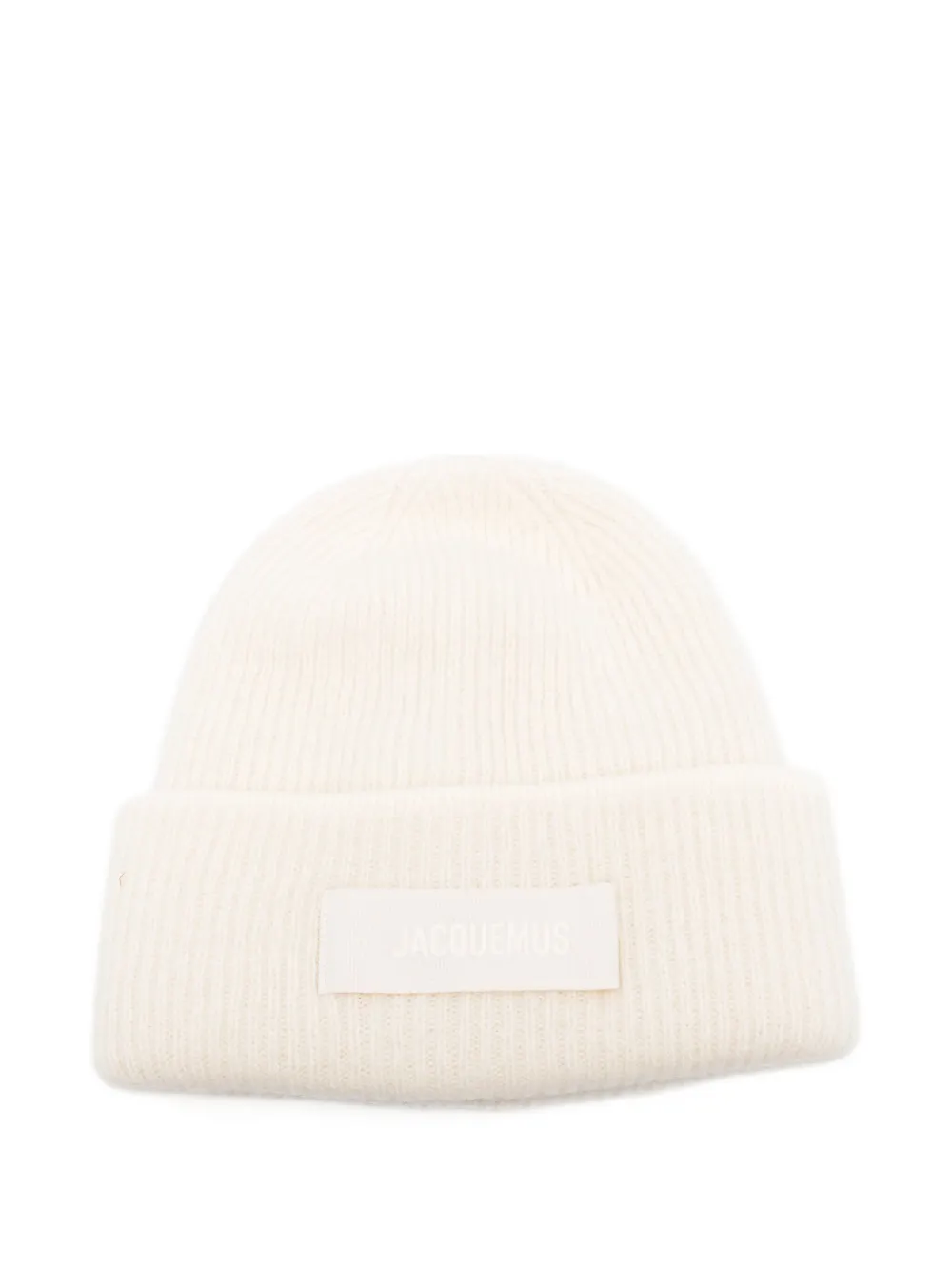 

Вязаная шапка с логотипом JACQUEMUS, нейтральный