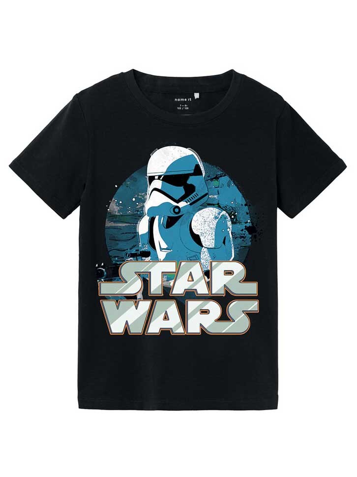 

Футболка Name It NKMNILE STARWARS SS TOP BOX VDE, черный