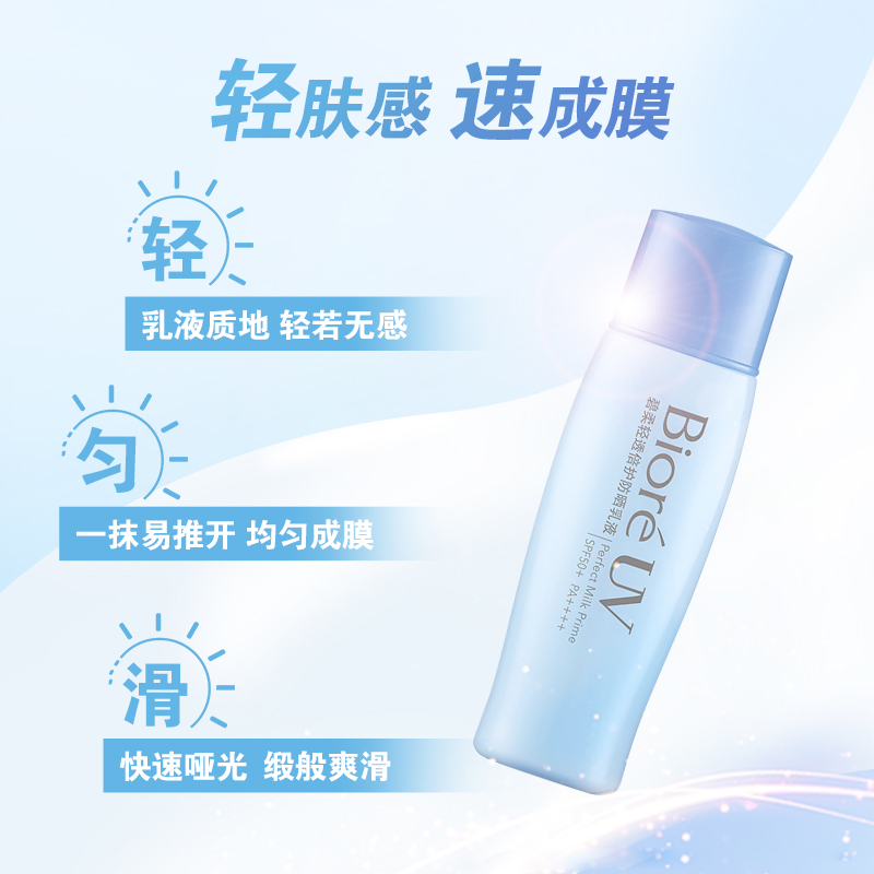 Набор солнцезащитных средств Biore: водный спрей UV Aqua Rich Mist SPF50, 60 мл + лосьон UV Perfect Milk, 40 мл — фото 3