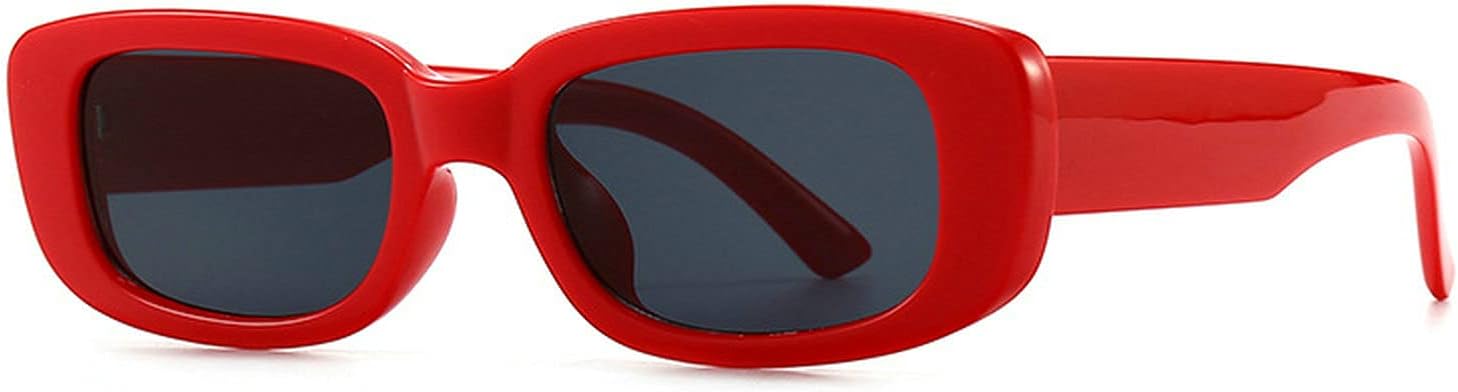 

COTIA Модные маленькие прямоугольные женские солнцезащитные очки в стиле ретро с леопардовым принтом, желтого цвета, солнцезащитные очки UV400, модные мужские квадратные солнцезащитные очки, Red