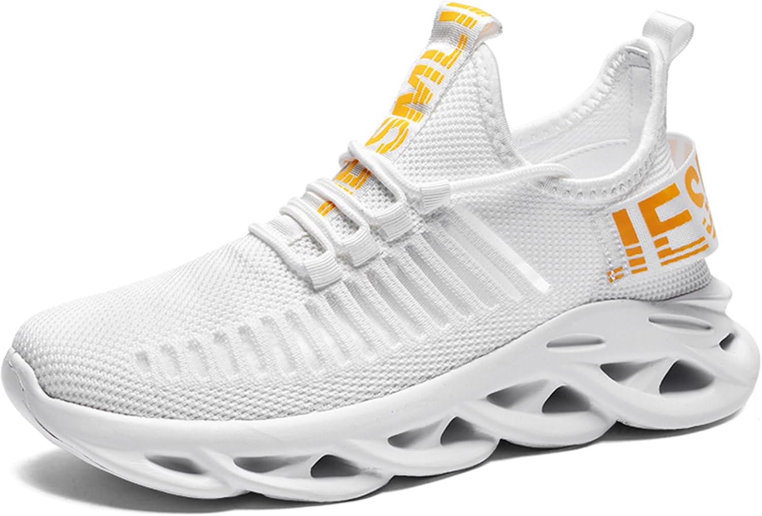 

Мужские удобные дышащие кроссовки для бега из сетки, повседневные белые кеды для ходьбы Generic