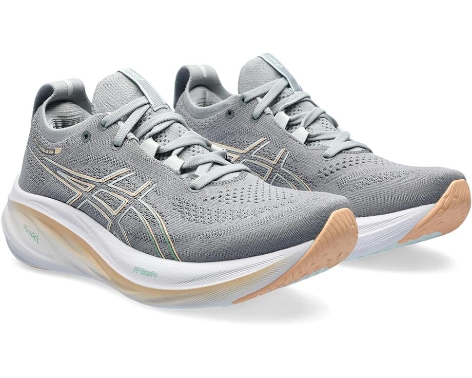 

Кроссовки ASICS GEL-Nimbus 26, цвет Sheet Rock/Pale Mint