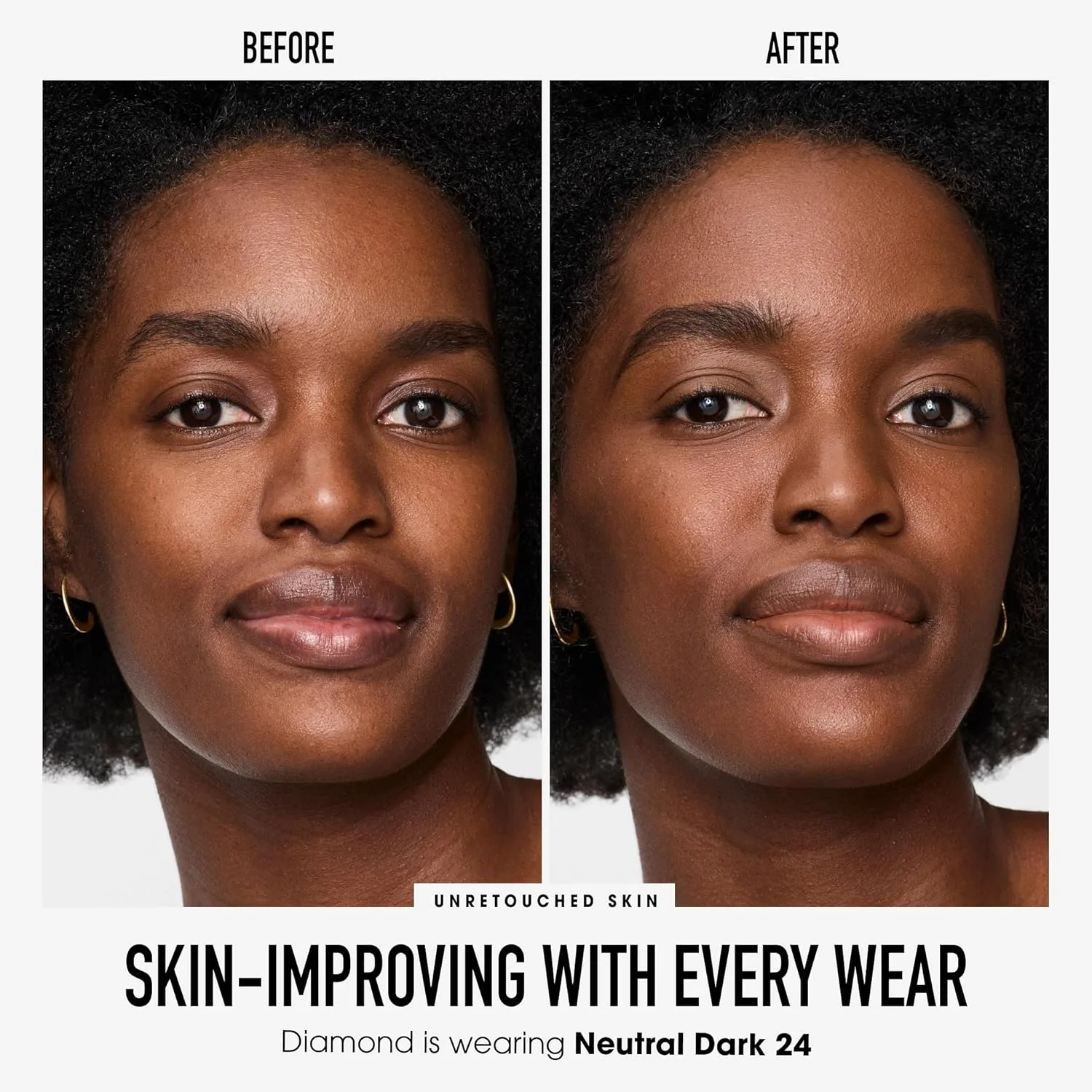 bareMinerals Original Loose Powder Foundation SPF 15, минеральная пудра для лица, легкое и плотное покрытие, без талька, некомедогенная, веганская, не тестируется на животных и дерматологами. 7.94 г (1 шт.), 24 Neutral Dark — фото 2