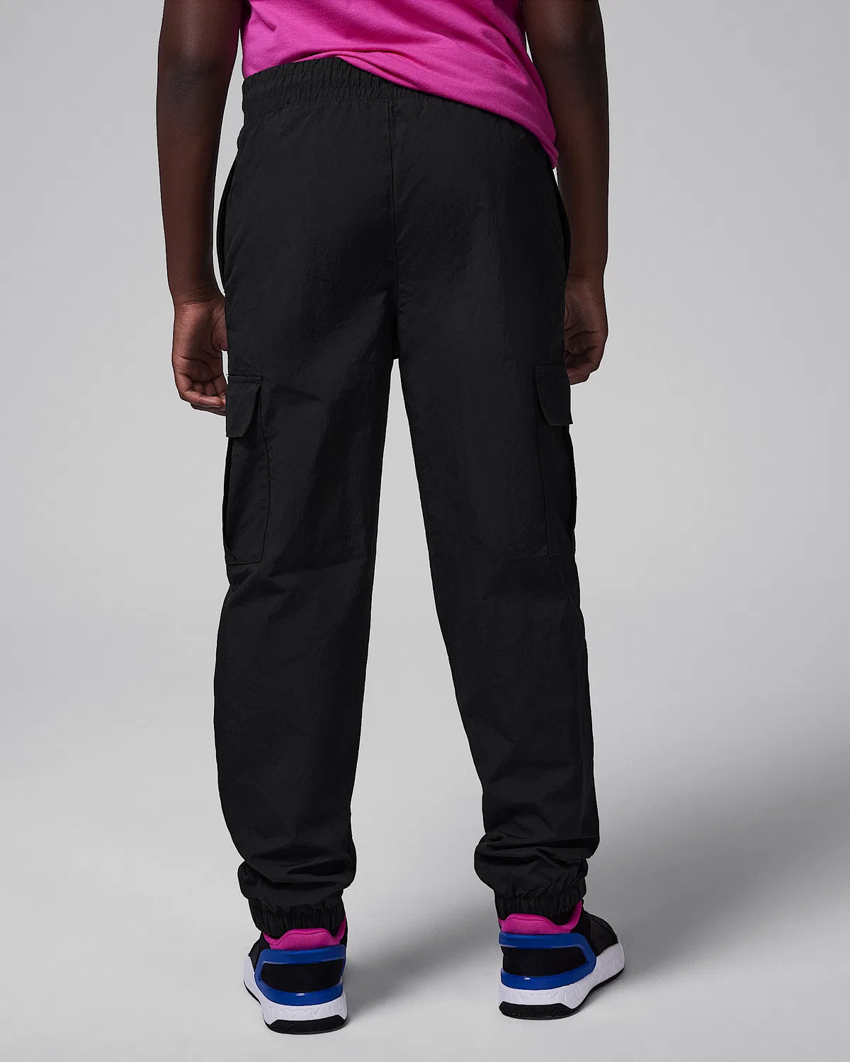 Детские карго-штаны Nike Big Kids' Double Cargo, Black — фото 2