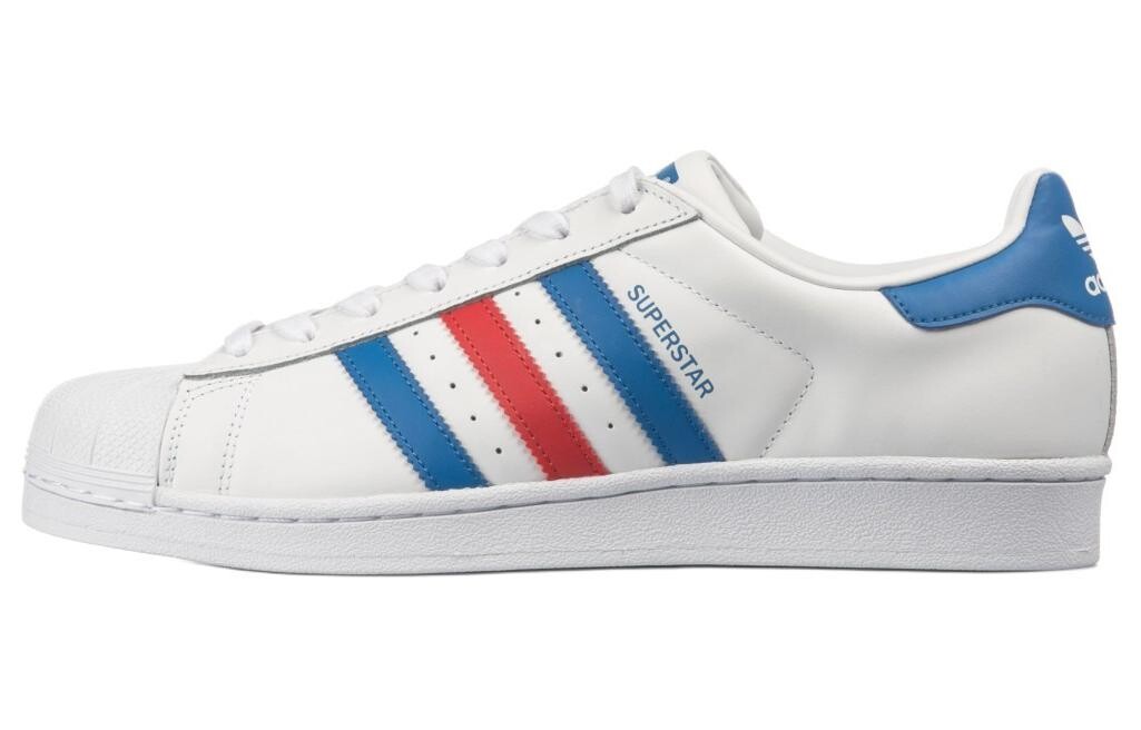 

Кроссовки adidas originals Superstar Skateboarding Shoes Men Low-top White/Blue, белый/синий