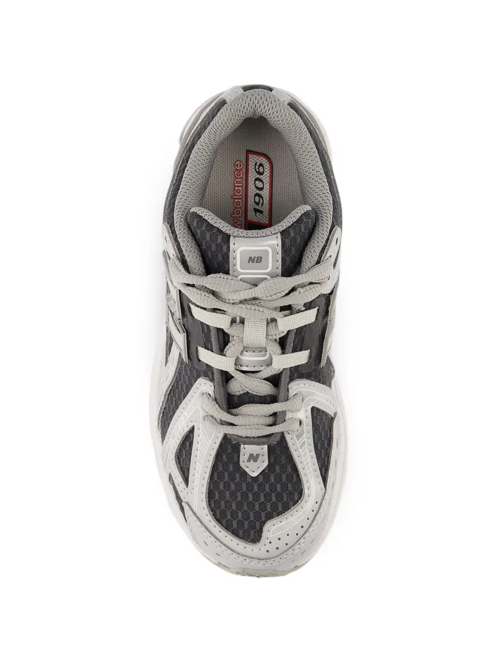 Кроссовки с нашивкой с логотипом 1906 года New Balance Kids, серый — фото 3